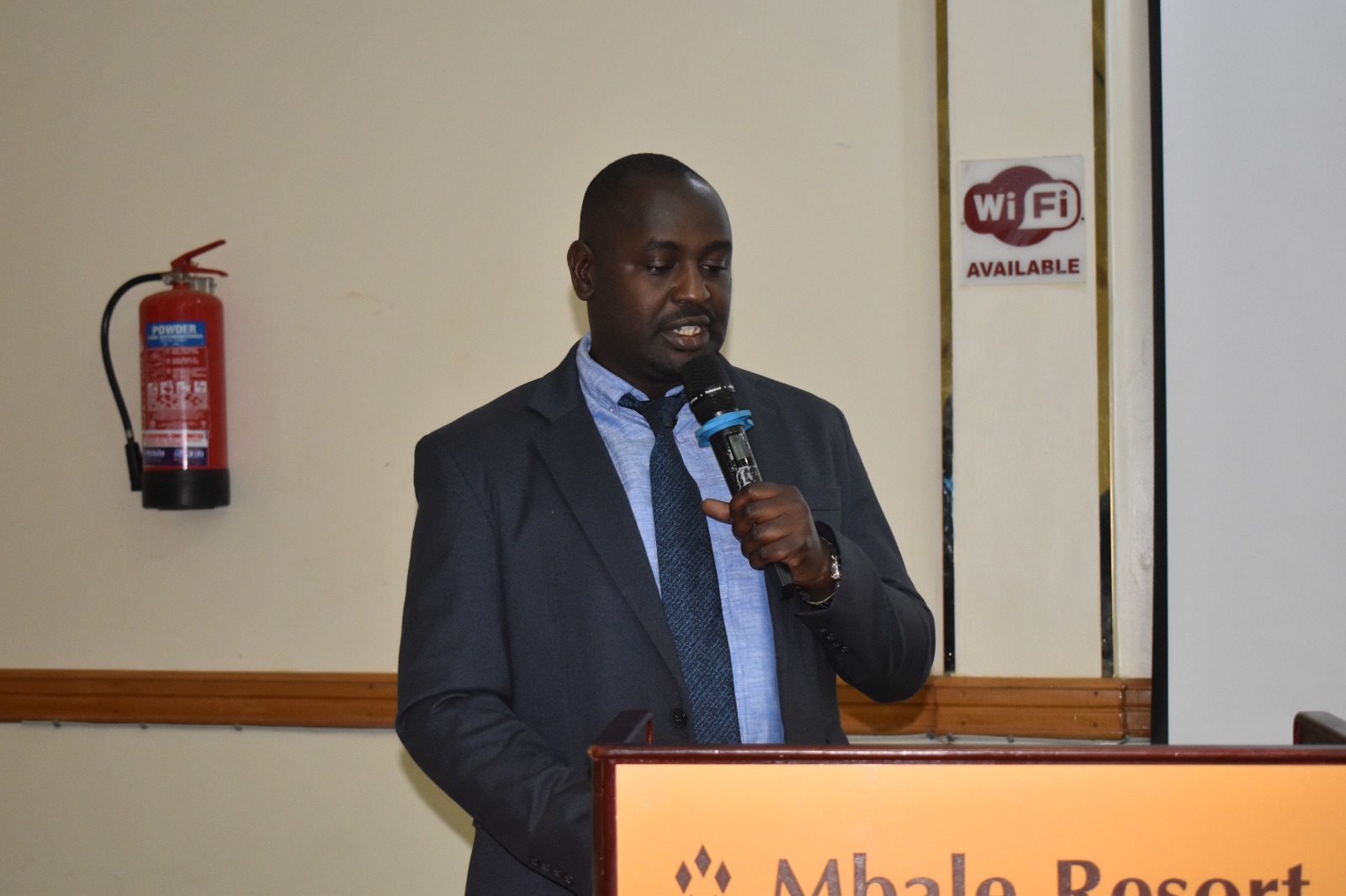 Mr. Paddy Namurebire presents the University’s performance against the 2025/2026 outputs and proposed targets for the 2026/2027 financial year