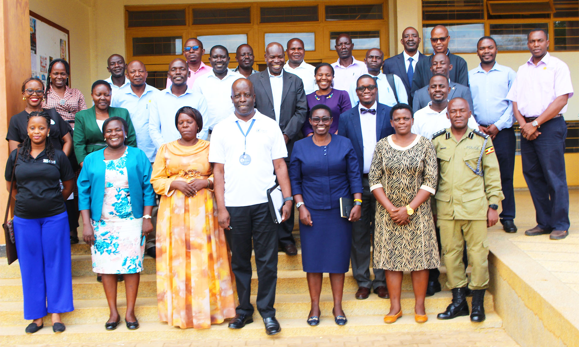 IUCEA officials and Busitema University staff during an assessment visit
