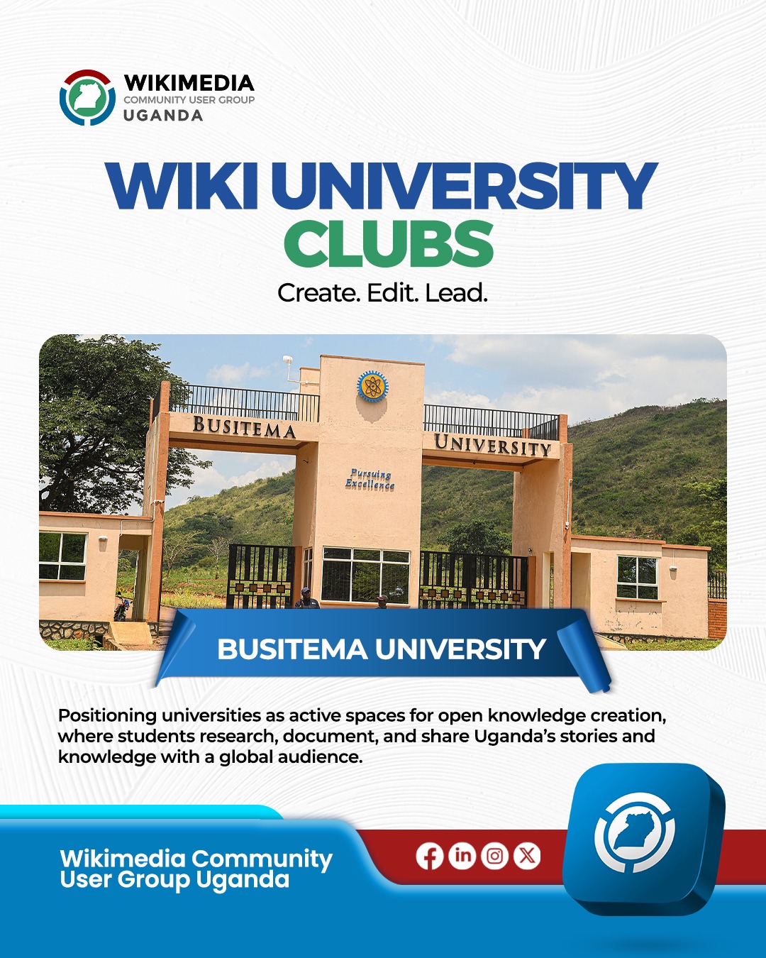 Busitema University joins the Wiki University Clubs initiative, creating a platform for students to build digital skills, contribute to Wikipedia and help document Uganda’s knowledge for a global audience