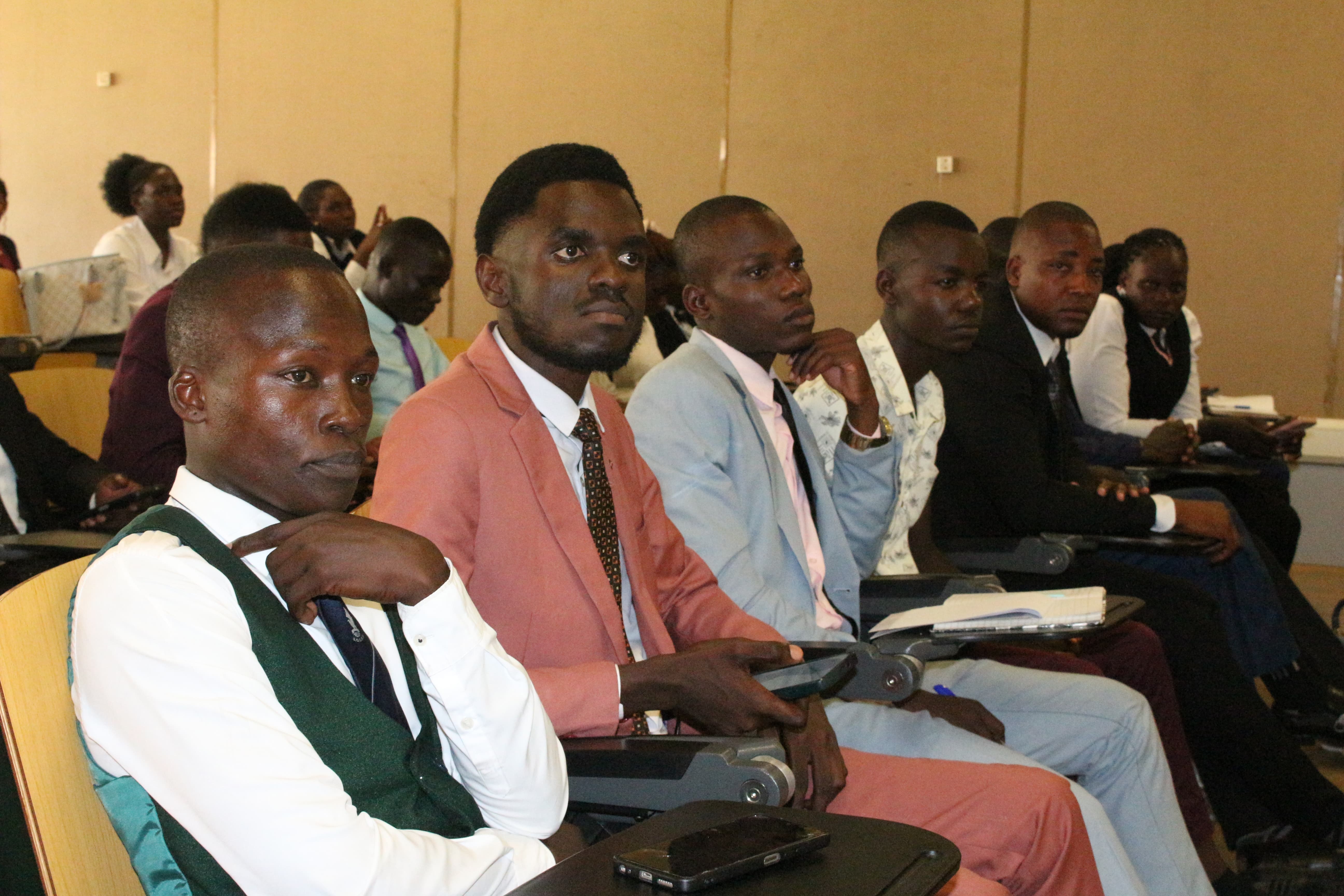 Some of the newly elected Guild Leaders attending the Swearing in Ceremony