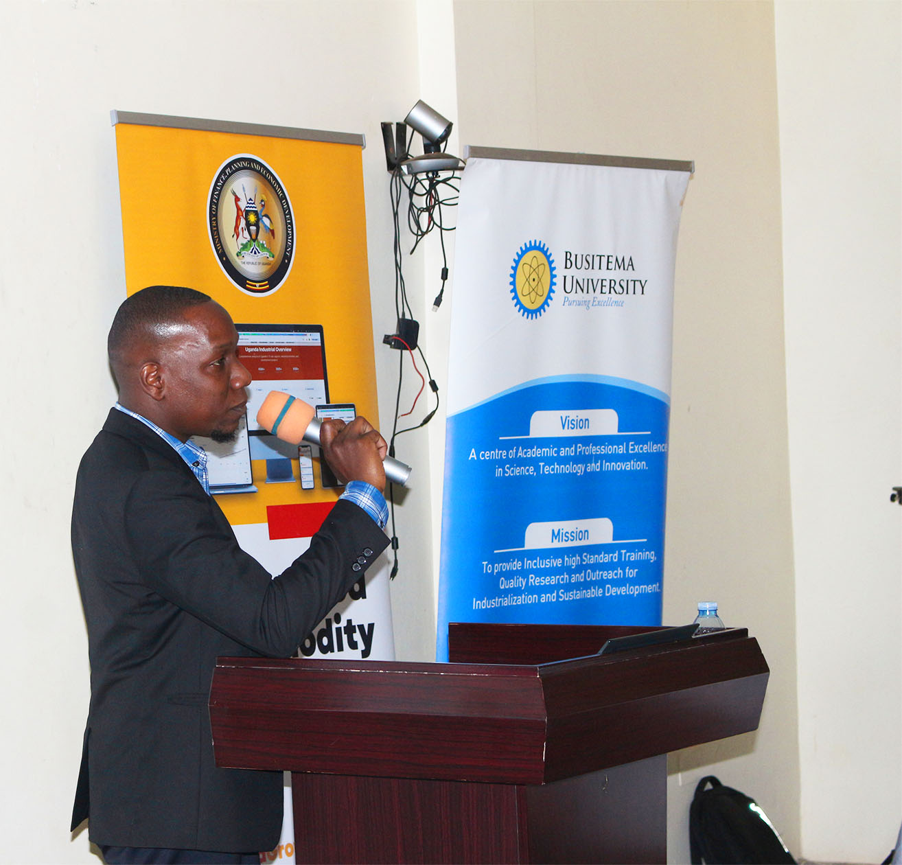 Mr. Ramathan Nkuttu making a presentation on the Inception & Initiative of the program