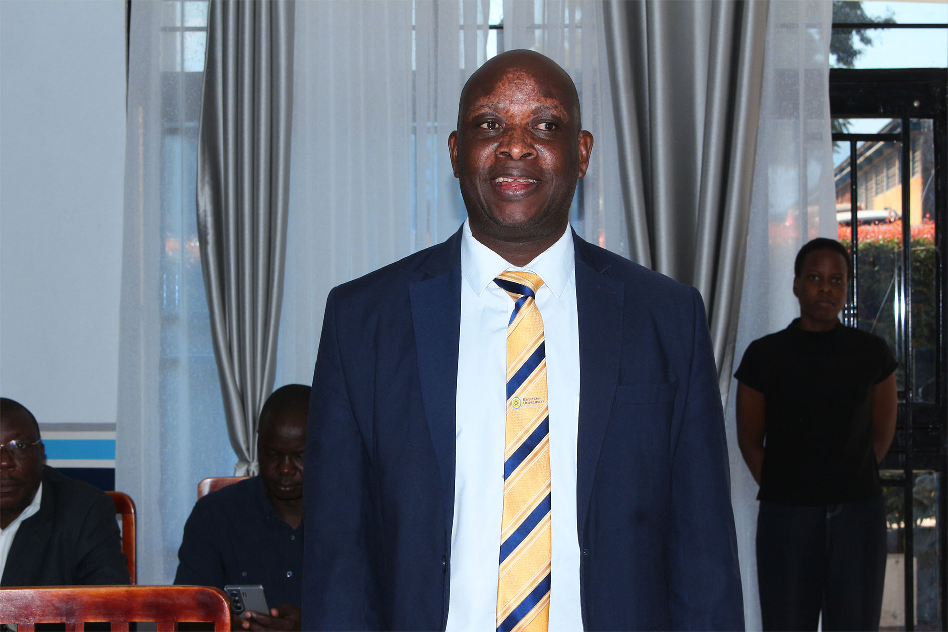Prof. Pakoyo, welcomes participants to the Leadership Training Workshop