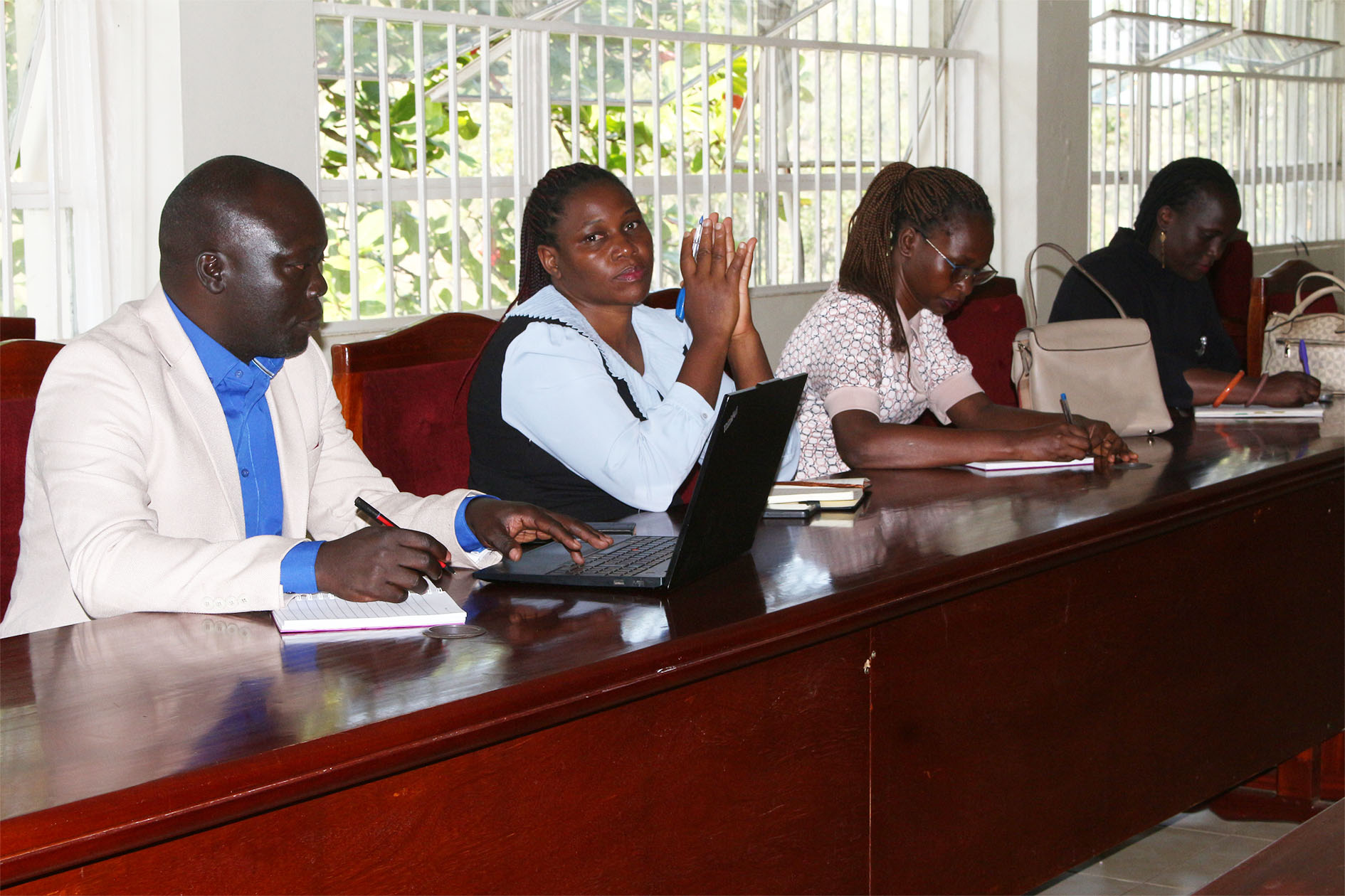 Representatives of the Leaders in Teaching Programme during the partnership engagement with Busitema University